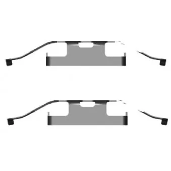 HELLA 8DZ 355 201-401 - Kit d'accessoires, étrier de frein