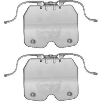 HELLA 8DZ 355 201-431 - Kit d'accessoires, étrier de frein
