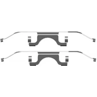HELLA 8DZ 355 201-551 - Kit d'accessoires, étrier de frein