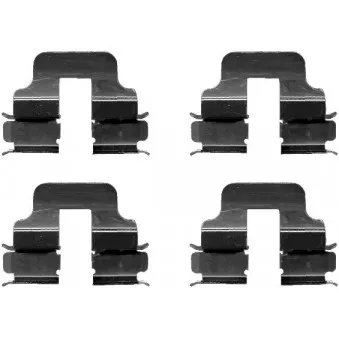 HELLA 8DZ 355 202-801 - Kit d'accessoires, plaquette de frein à disque