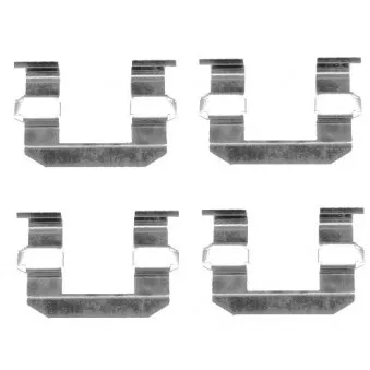 Kit d'accessoires, plaquette de frein à disque HELLA 8DZ 355 203-131