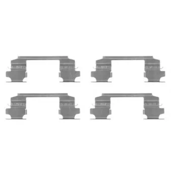 Kit d'accessoires, plaquette de frein à disque HELLA 8DZ 355 203-731