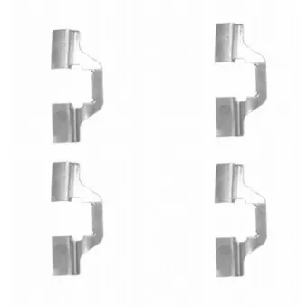 Kit d'accessoires, plaquette de frein à disque HELLA 8DZ 355 203-811