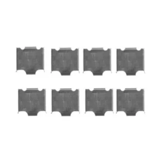 HELLA 8DZ 355 204-581 - Kit d'accessoires, plaquette de frein à disque