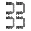 Kit d'accessoires, plaquette de frein à disque HELLA [8DZ 355 204-621]