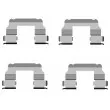 Kit d'accessoires, plaquette de frein à disque HELLA [8DZ 355 205-091]