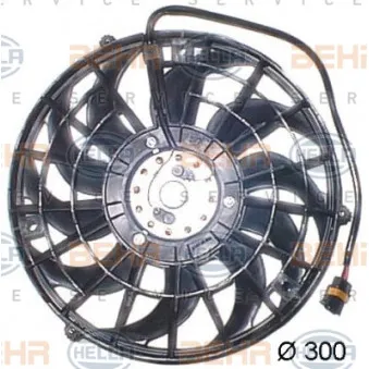 Ventilateur, refroidissement du moteur AVA QUALITY COOLING OL7523