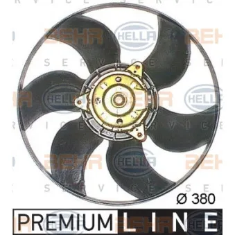Ventilateur, refroidissement du moteur HELLA 8EW 009 158-501 pour RENAULT MEGANE 1.9 D - 64cv