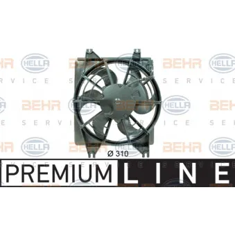 Ventilateur, condenseur de climatisation HELLA OEM 9773022050