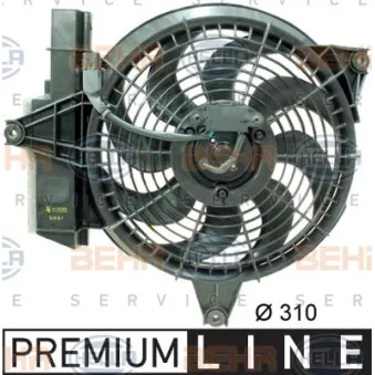 Ventilateur, condenseur de climatisation HELLA OEM 9773026150
