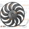 HELLA 8EW 351 034-781 - Ventilateur, refroidissement du moteur