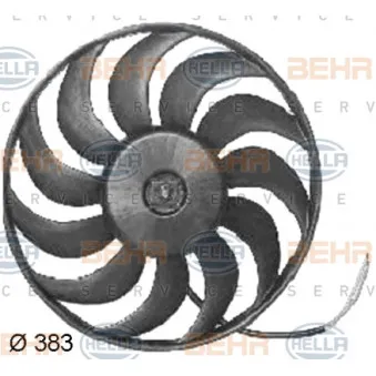 Ventilateur, refroidissement du moteur DENSO DER02007