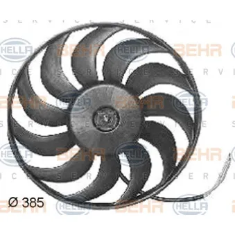 Ventilateur, refroidissement du moteur HELLA 8EW 351 038-361 pour AUDI A4 2.4 - 170cv