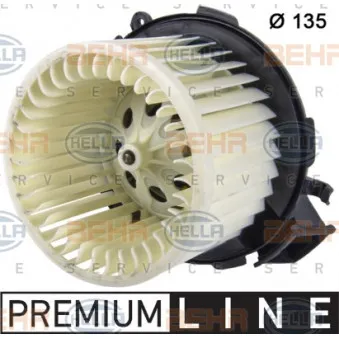Pulseur d'air habitacle HELLA OEM 6441P1