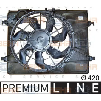 Ventilateur, refroidissement du moteur AVA QUALITY COOLING KA7523