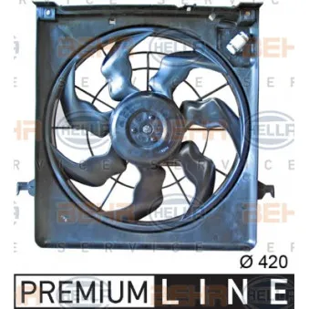 Ventilateur, refroidissement du moteur HELLA OEM 253801h680