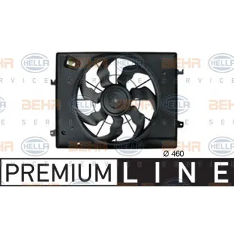 Ventilateur, refroidissement du moteur HELLA 8EW 351 043-061