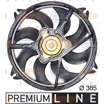 Ventilateur, refroidissement du moteur HELLA 8EW 351 043-621 pour CITROEN XSARA 1.6 - 88cv