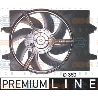 Ventilateur, refroidissement du moteur NISSENS 85032