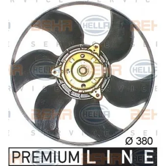 Ventilateur, refroidissement du moteur HELLA 8EW 351 044-191 pour RENAULT MEGANE 1.9 DCI - 131cv