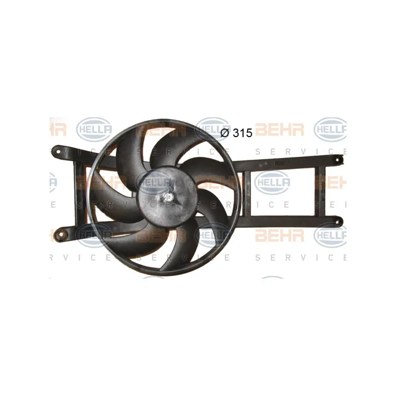 Ventilateur, refroidissement du moteur HELLA 8EW 351 150-214 - Visuel 1