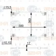 HELLA 8FC 351 008-674 - Condenseur, climatisation