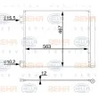 HELLA 8FC 351 008-684 - Condenseur, climatisation