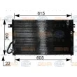 Condenseur, climatisation HELLA [8FC 351 036-481]