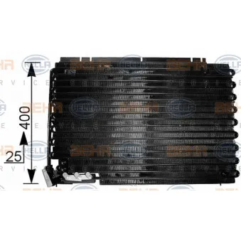 HELLA 8FC 351 036-771 - Condenseur, climatisation