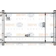 HELLA 8FC 351 038-321 - Condenseur, climatisation