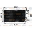 HELLA 8FC 351 301-111 - Condenseur, climatisation