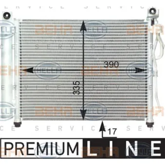 Condenseur, climatisation HELLA OEM 9760607000