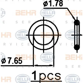 Condenseur, climatisation HELLA 8FC 351 303-504 pour AUDI A4 2.0 TDI - 170cv
