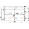 Condenseur, climatisation HELLA [8FC 351 303-681]