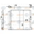 HELLA 8FC 351 319-411 - Condenseur, climatisation