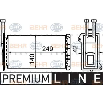 Système de chauffage HELLA [8FH 351 311-571]