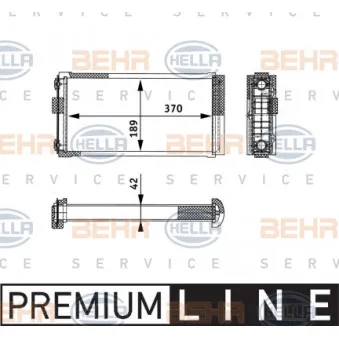 Système de chauffage HELLA OEM 0038353001