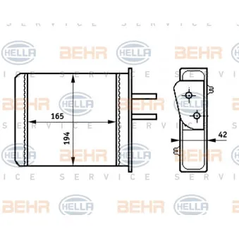 Système de chauffage HELLA OEM 46721123