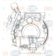 HELLA 8FK 351 008-101 - Compresseur, climatisation