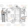 HELLA 8FK 351 008-151 - Compresseur, climatisation