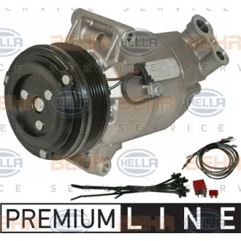 Compresseur, climatisation HELLA 8FK 351 135-301 pour OPEL ASTRA 1.6 Turbo - 180cv