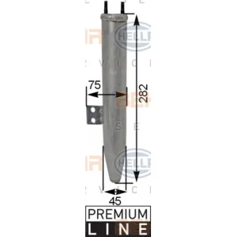 Filtre déshydratant, climatisation HELLA 8FT 351 193-291