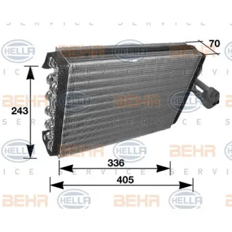 HELLA 8FV 351 210-281 - Evaporateur climatisation