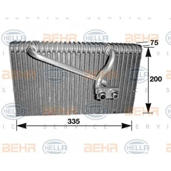 HELLA 8FV 351 210-681 - Evaporateur climatisation