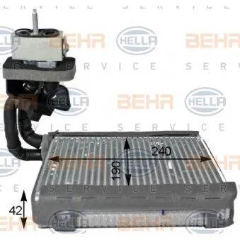 HELLA 8FV 351 331-121 - Evaporateur climatisation