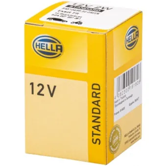 HELLA 8GA 007 997-081 - Ampoule, éclairage des instruments