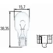 HELLA 8GA 008 246-003 - Ampoule