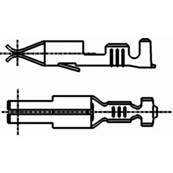 Connecteur de câbles HELLA OEM 1118659