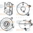 HELLA 8MA 376 702-464 - Vase d'expansion, liquide de refroidissement