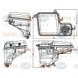 HELLA 8MA 376 789-711 - Vase d'expansion, liquide de refroidissement